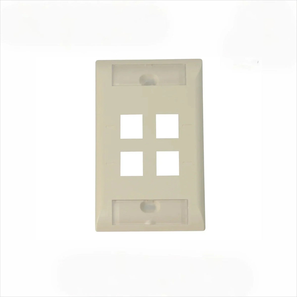 COMMSCOPE 0-2111039-1 Placa de Pared 4 Puertos Etiqueta Beige