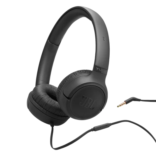JBL TUNE 530 WIRED Auriculares Supraaurales con Cable Negro JBLT530BLKAM