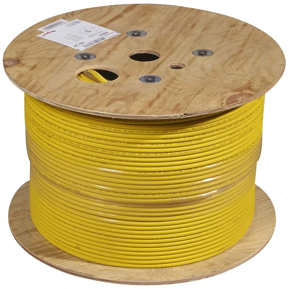 LEGRAND 032869 Cable F/UTP CAT6A LSFRZH-3 500m Amarillo