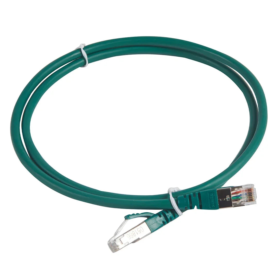 LEGRAND 051866 Patch Cord SF/UTP CAT6A 1m LSZH verde