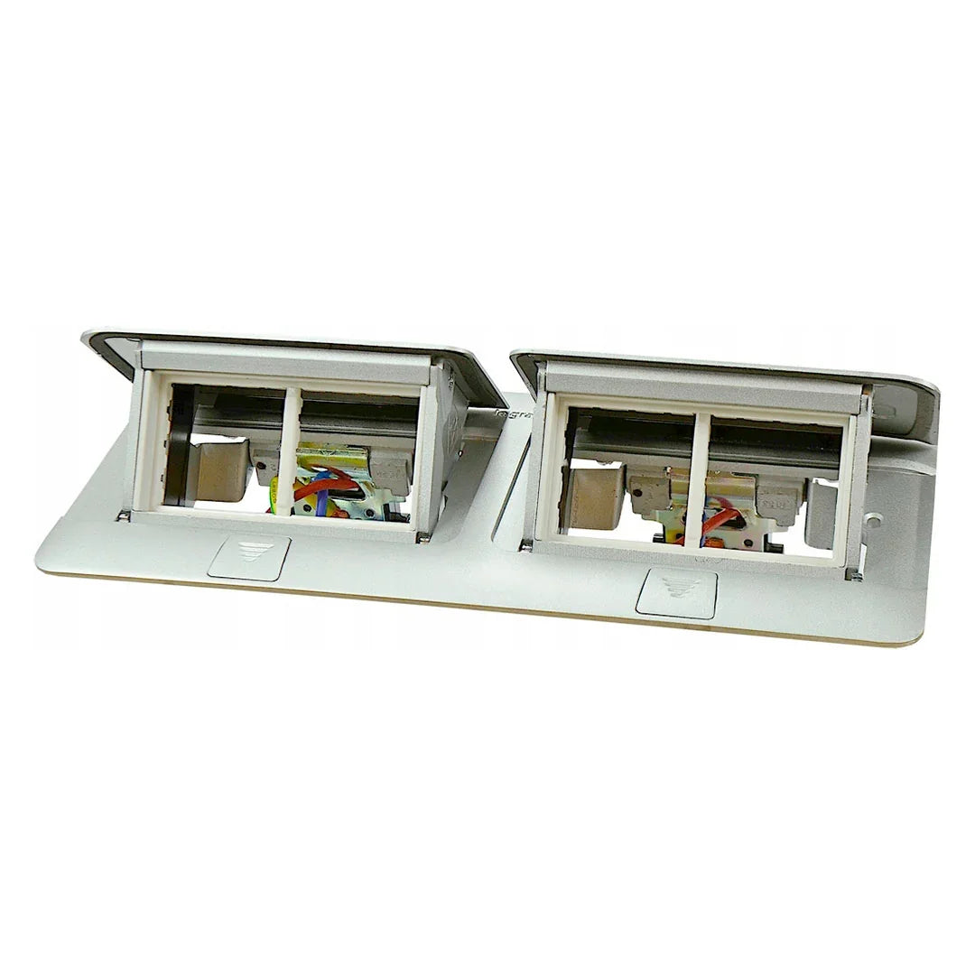 LEGRAND 054013 Caja POP-UP Para 8 Modulos Mosaic Alumnio