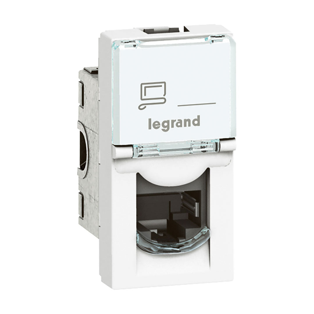 LEGRAND 076561 Toma RJ45 UTP CAT6 Mosaic 1 Modulo Blanco