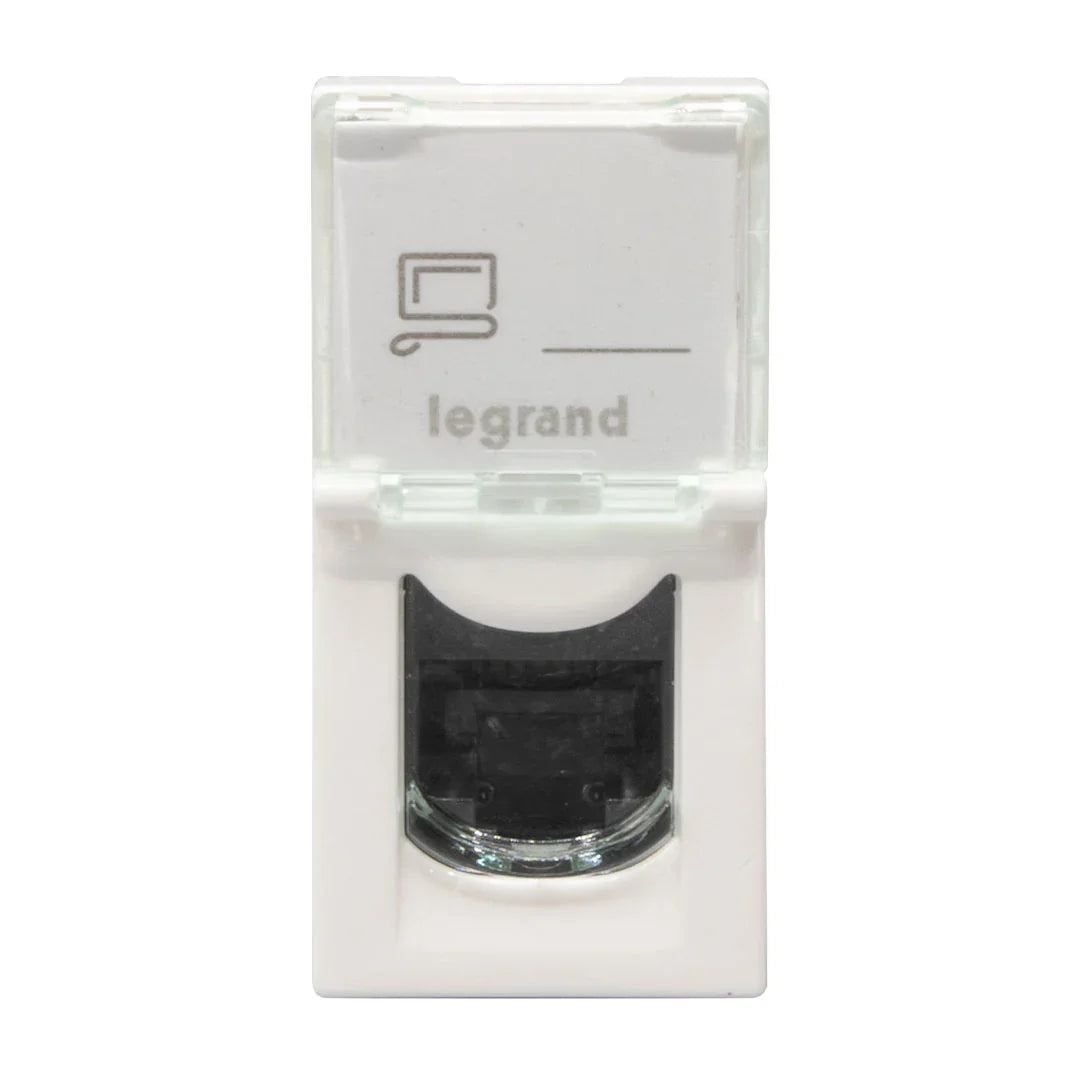 LEGRAND 076571 Toma RJ45 UTP CAT6A Mosaic 1 Modulo Blanco