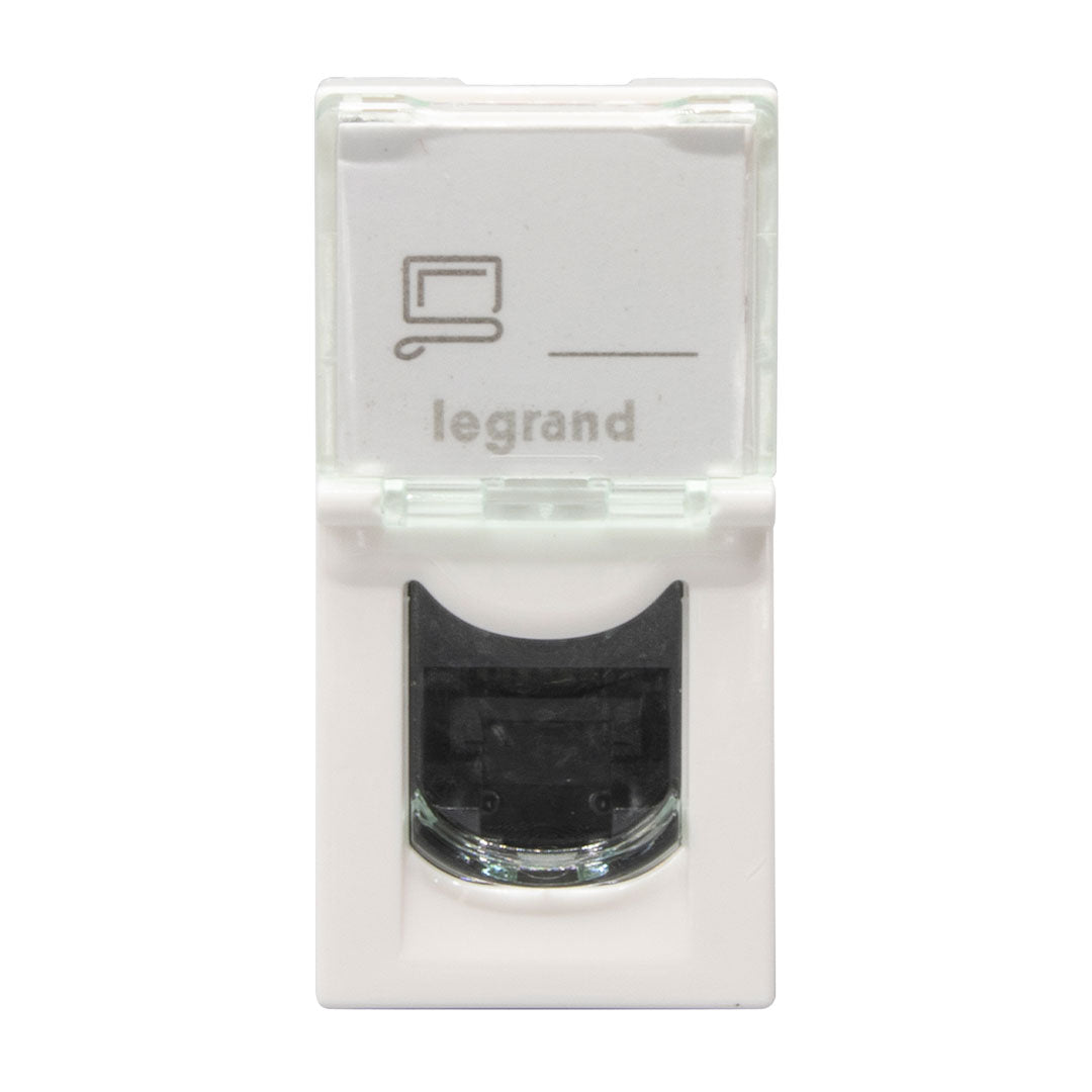 LEGRAND 076573 Toma RJ45 CAT6A STP 1 Modulo Mosaic Blanco