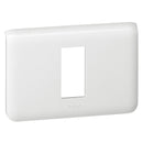 LEGRAND 078891 Placa de parede frontal 1 ponto branco com suporte 080251