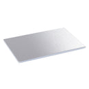 LEGRAND 088016 Finishing plate for plastic covers, stainless steel finish, 12/18 modules