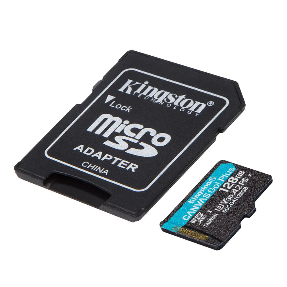 KINGSTON SDCG4/128GB CANVAS GO PLUS Memoria MicroSD 128GB con Adaptador