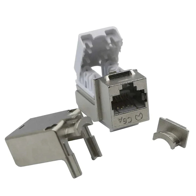 SATRA 0103010098 Jack RJ45 Cat6A Modular Blindado con Identificador
