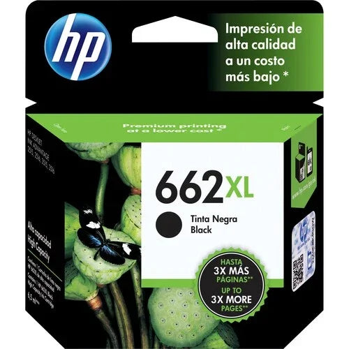 HP CZ105AL Cartucho de Tinta 662XL Inyección de Tinta Negro