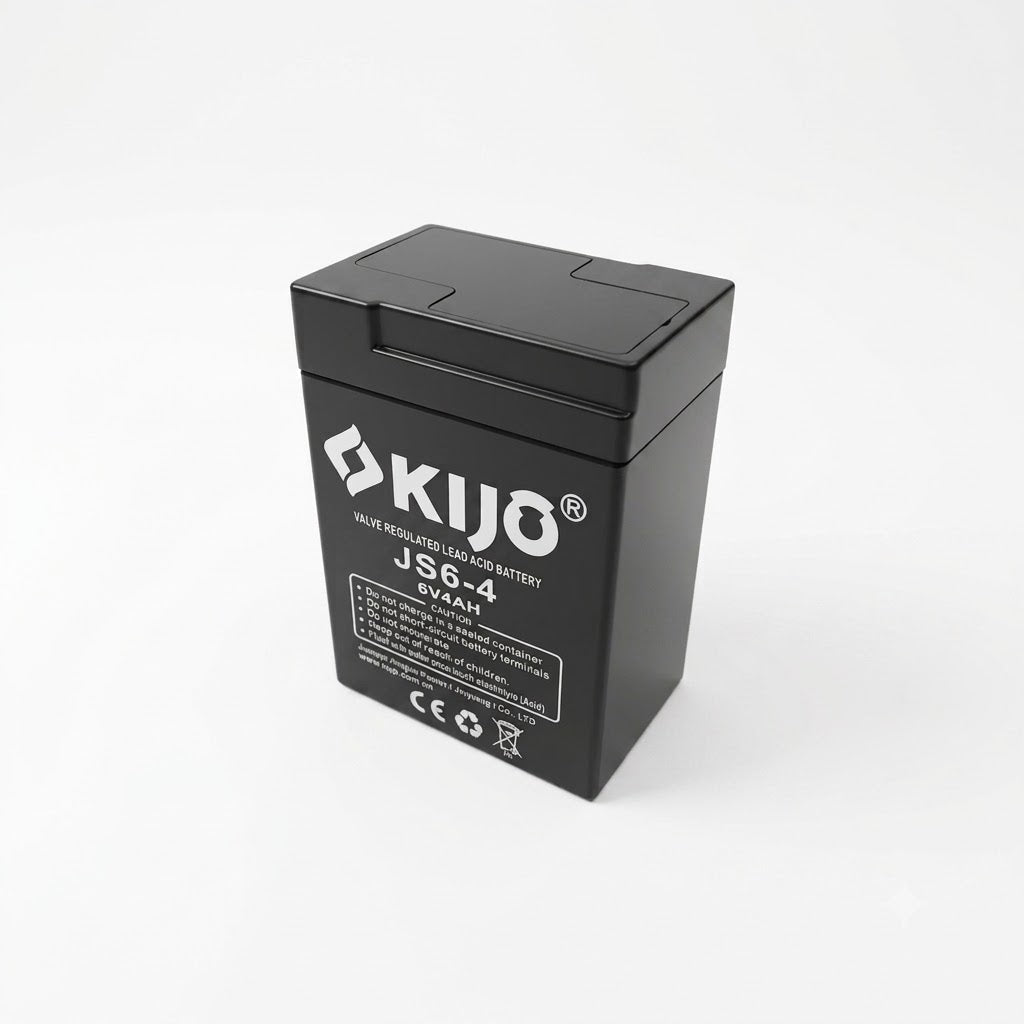 KIJO JS6-4AH Bateria 6V-4AH Seca AGM para UPS y Paneles Solares7x4.7x10cm