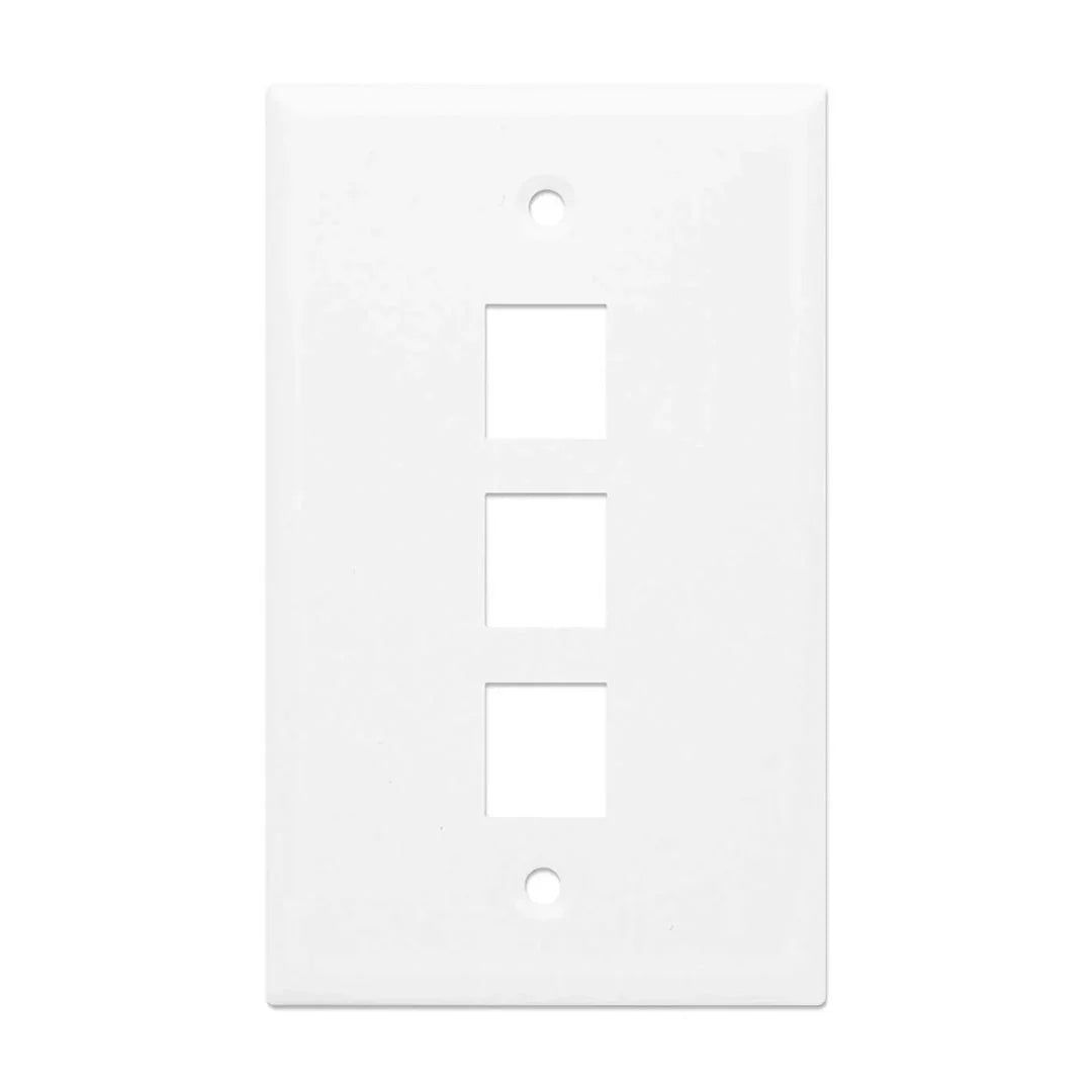 SATRA 0111020301 Faceplate Placa de Pared Simple 3 Puntos