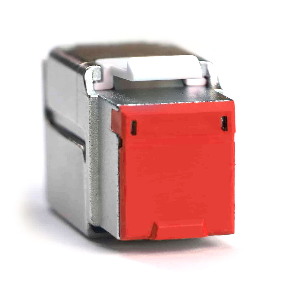 SATRA 0111090005 20-PACK Tapa Protectora Rojo Jack Cat6A Modular