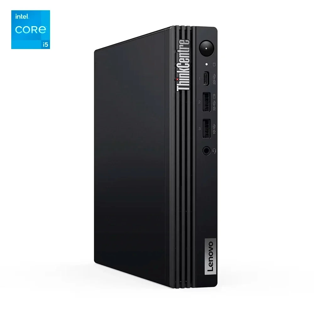 LENOVO ThinkCentre M70q Gen 5 Computadora Intel Core i5 14400T 4.5GHz 8GB DDR5 512GB SSD Windows 11 Pro 12TE0019LS