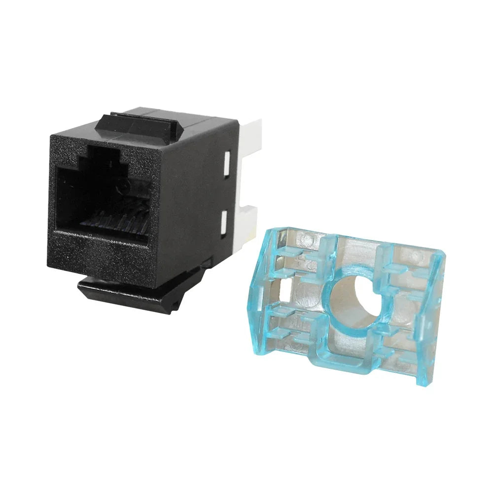 COMMSCOPE 1375191-2 Jack Modular Cat5E RJ45 SL Negro