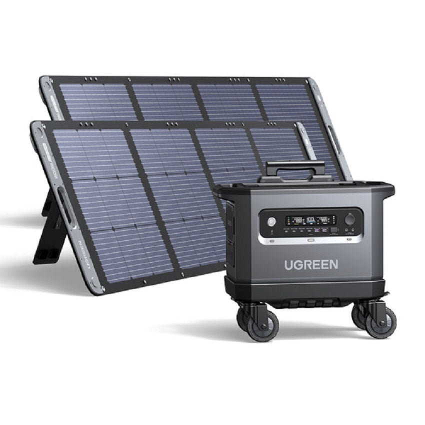 UGREEN GS2200 15355 Estación de Energía Portátil Carga con Panel Solar