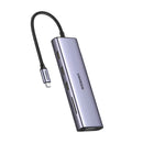 Adaptador UGREEN CM498 15600 9 em 1 USB C HUB, 4K HDMI, 1 VGA, 3 USB 3.0 A, Gigabit Ethernet, 100 W PD, Slot para cartão SD/TF