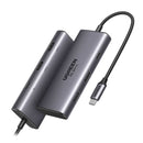 UGREEN CM498 15852 Revodok 206 Adaptador HUB USB-C 6 em 1, HDMI duplo, 8K único a 30 Hz