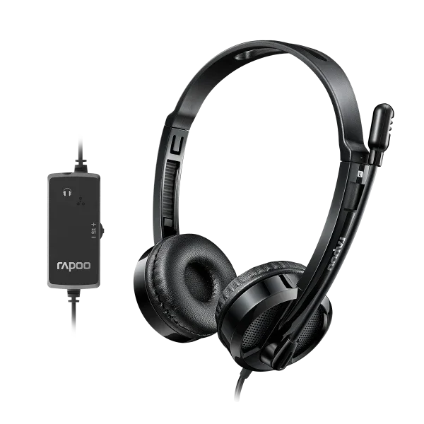 RAPOO H120 Audifonos estereo con microfono y conexion USB