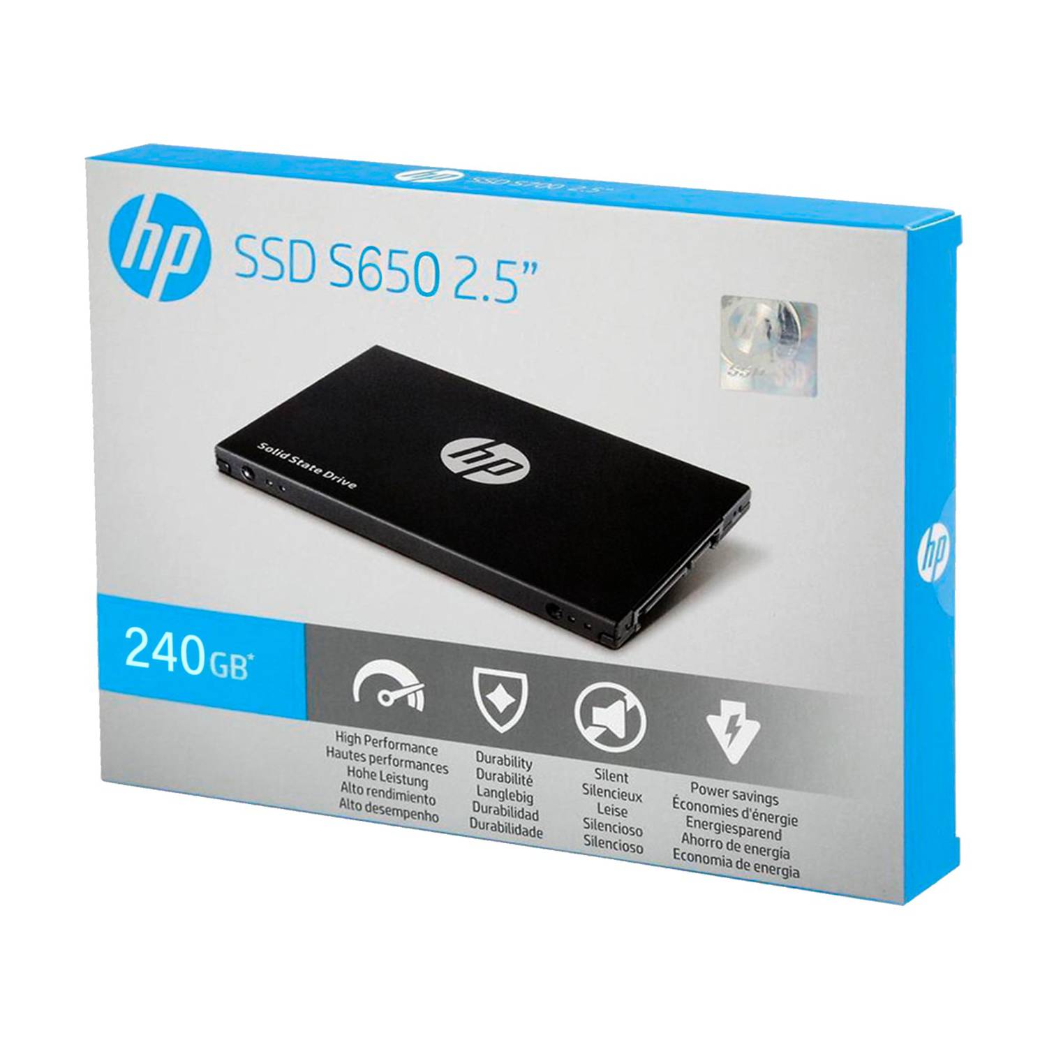 HP S650 Unidad en Estado Solido SSD 2.5" 240GB SATA III 6Gb/s