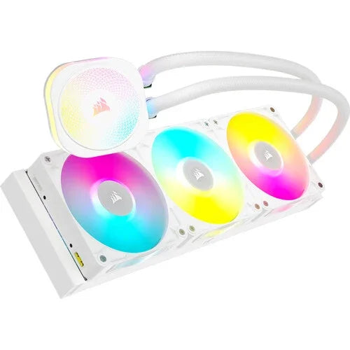 CORSAIR iCUE LINK TITAN 360 RX LCD Ventilador Refrigeración Líquida de CPU Blanco