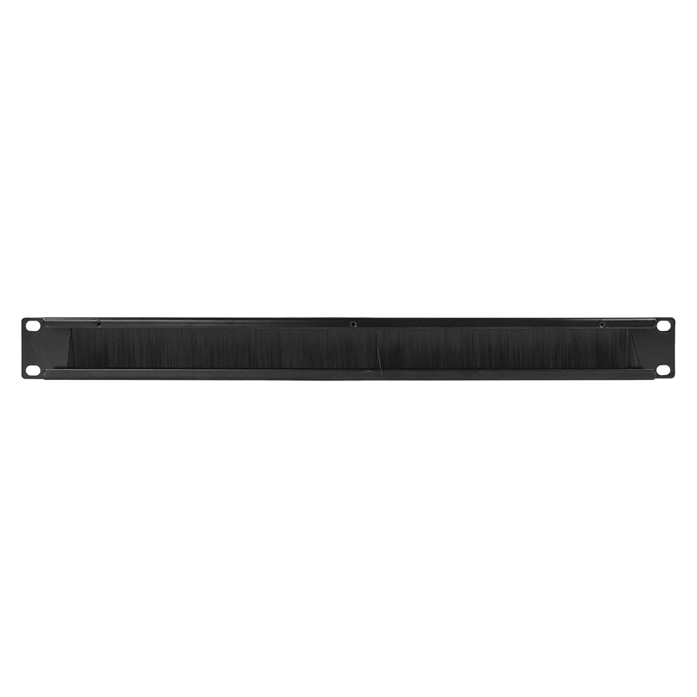 FINEN 1UBP Panel con escobillas 19" 1RU Negro