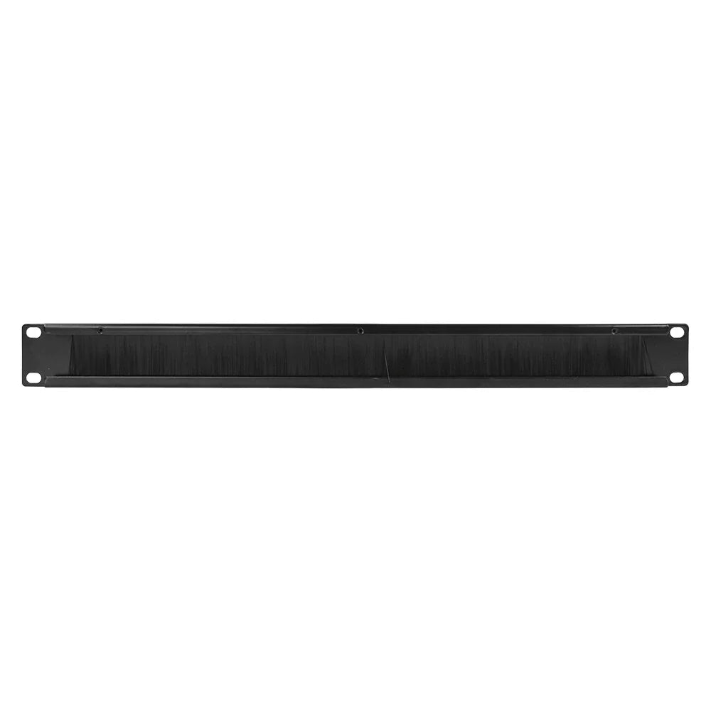 FINEN 1UBP Panel con escobillas 19" 1RU Negro