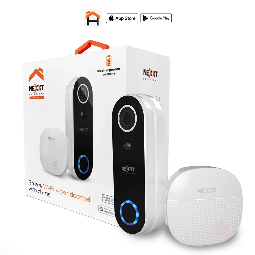 NEXXT SOLUTIONS NHC-D100 (CAJA ABIERTA 8/10) Timbre Inteligente WIFI con Cámara Full HD 2MP Alexa