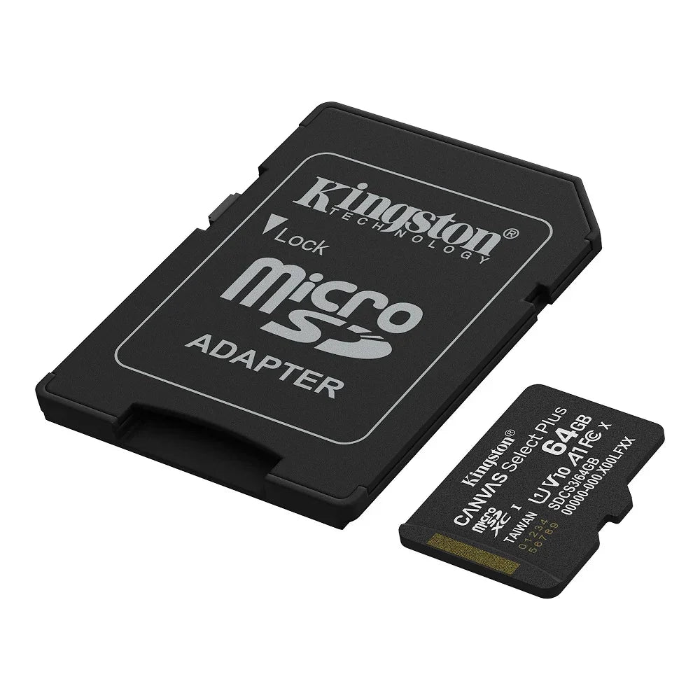 KINGSTON SDCS3/64GB CANVAS SELECT PLUS Memoria MicroSD 64GB