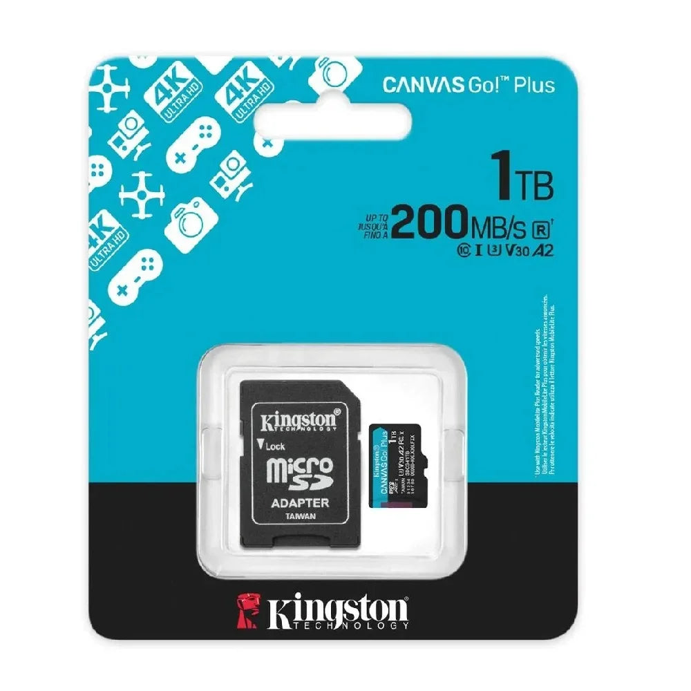KINGSTON SDCG4/1TB CANVAS GO PLUS Memoria MicroSD 1TB