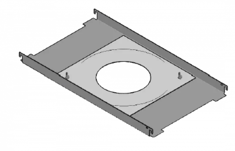 HANWHA VISION SBP-302F Placa Soporte para Baldosas de Techo