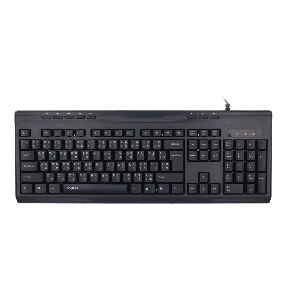 RAPOO NK2400 Teclado Multimedia USB