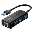 UGREEN 20265 4 em 1 USB-A para adaptador de hub RJ45/USB-A