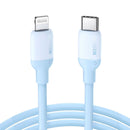 Cabo de dados de carregamento Lightning USB-C UGREEN US387 20313, 3A, azul