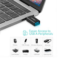 Adaptador UGREEN US173 20808 USB-A 3.0 para USB-C 3.1 (preto)