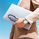 Adaptador UGREEN CM511 20956A USB-C para HDMI HUB, 3 portas USB-A 3.0, SD/TF