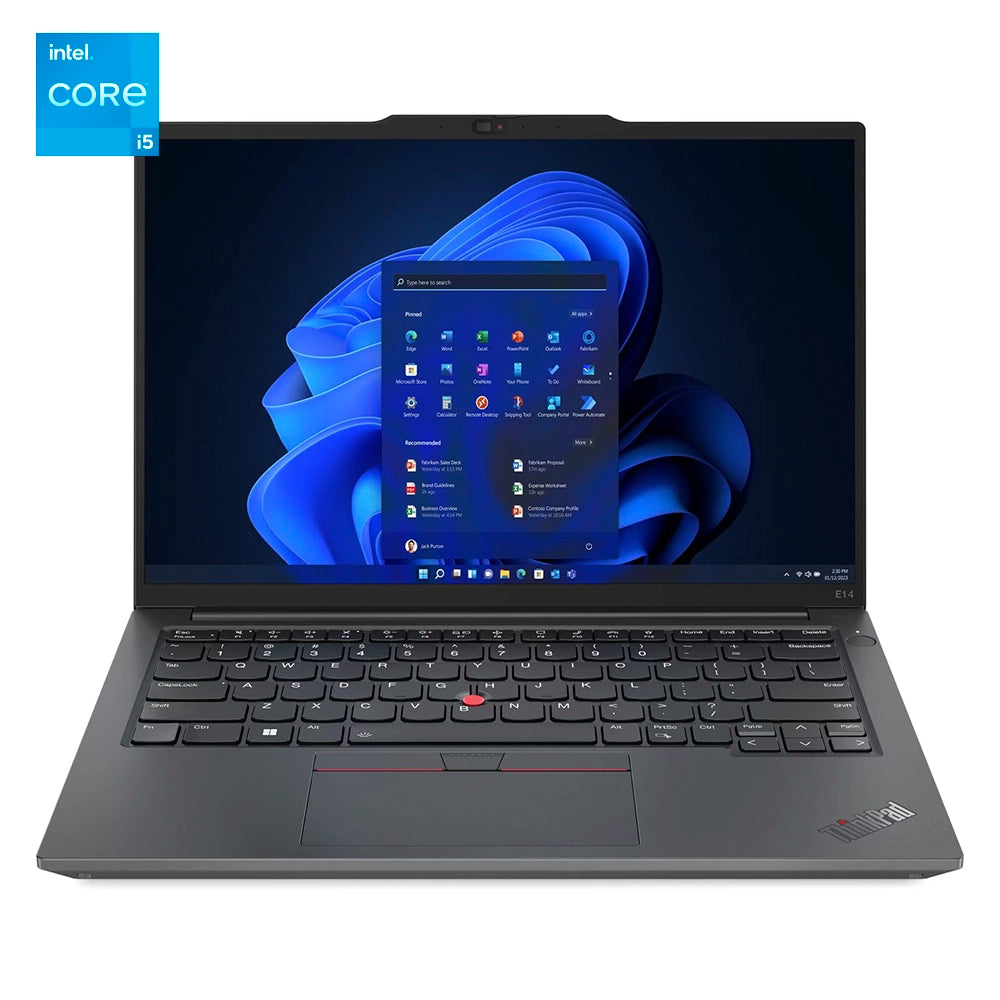 LENOVO 21JLS77H00 ThinkPad E14 Gen 5 Laptop 14" WUXGA IPS Intel Core i5-1335U 4.6GHz 8GB DDR4 512GB SSD Windows 11 Pro