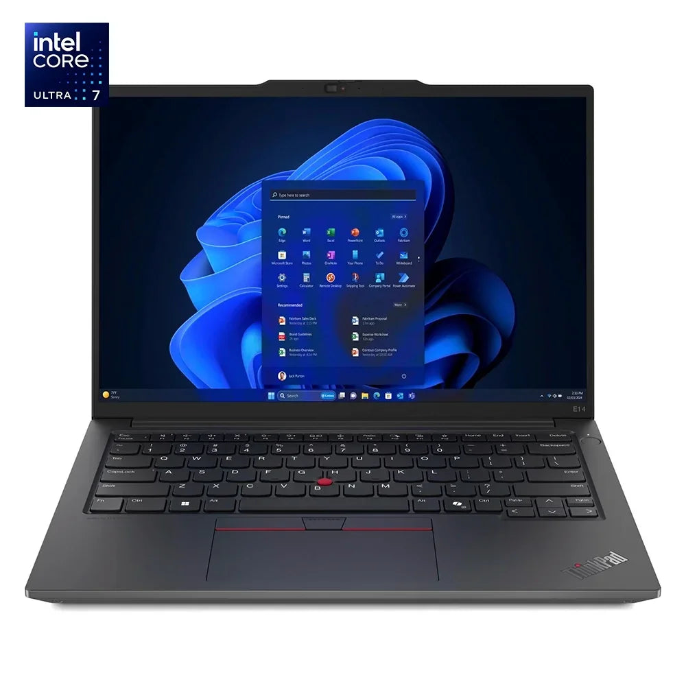 LENOVO ThinkPad E14 Gen 6 Laptop 14" WUXGA IPS Intel Core Ultra 7 155H 4.8GHz 16GB DDR5 512GB SSD Windows 11 Pro 21M8001KLM