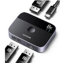 UGREEN CM665 15708 8K 2 em 1 saída displayPort bidirecional 1.4 switch