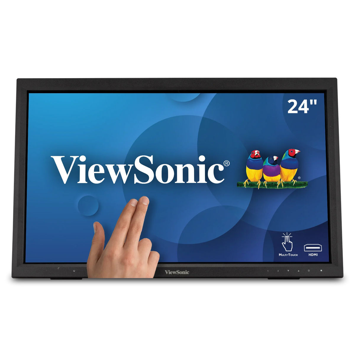 ViewSonic TD2423D Monitor 24" Full HD 1080p IPS Multitáctil HDMI DP y VGA