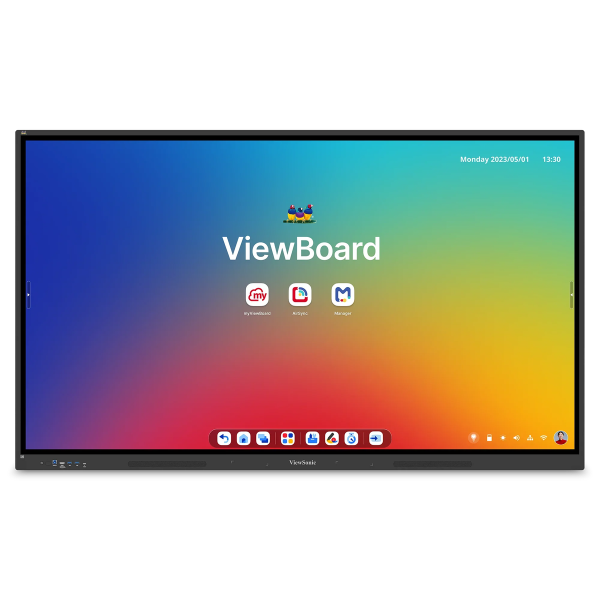 ViewSonic IFP6534 ViewBoard Pantalla interactiva 4K de 65" pulgadas con Android 14 EDLA