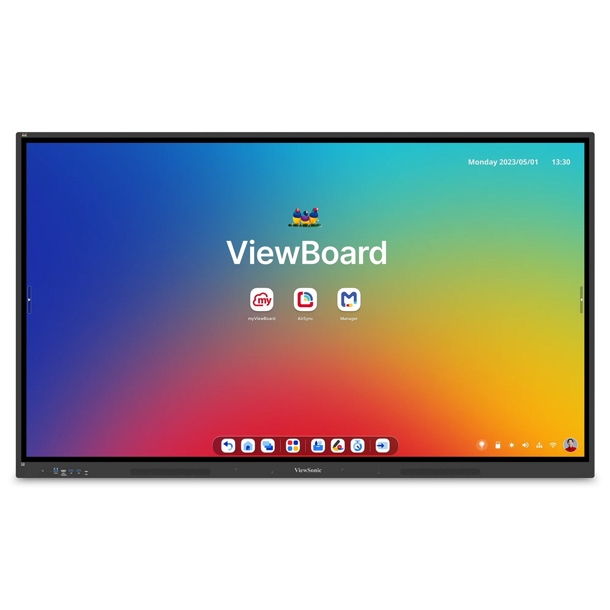 ViewSonic IFP7534 ViewBoard Pantalla interactiva 4K de 75" pulgadas con Android 14 EDLA