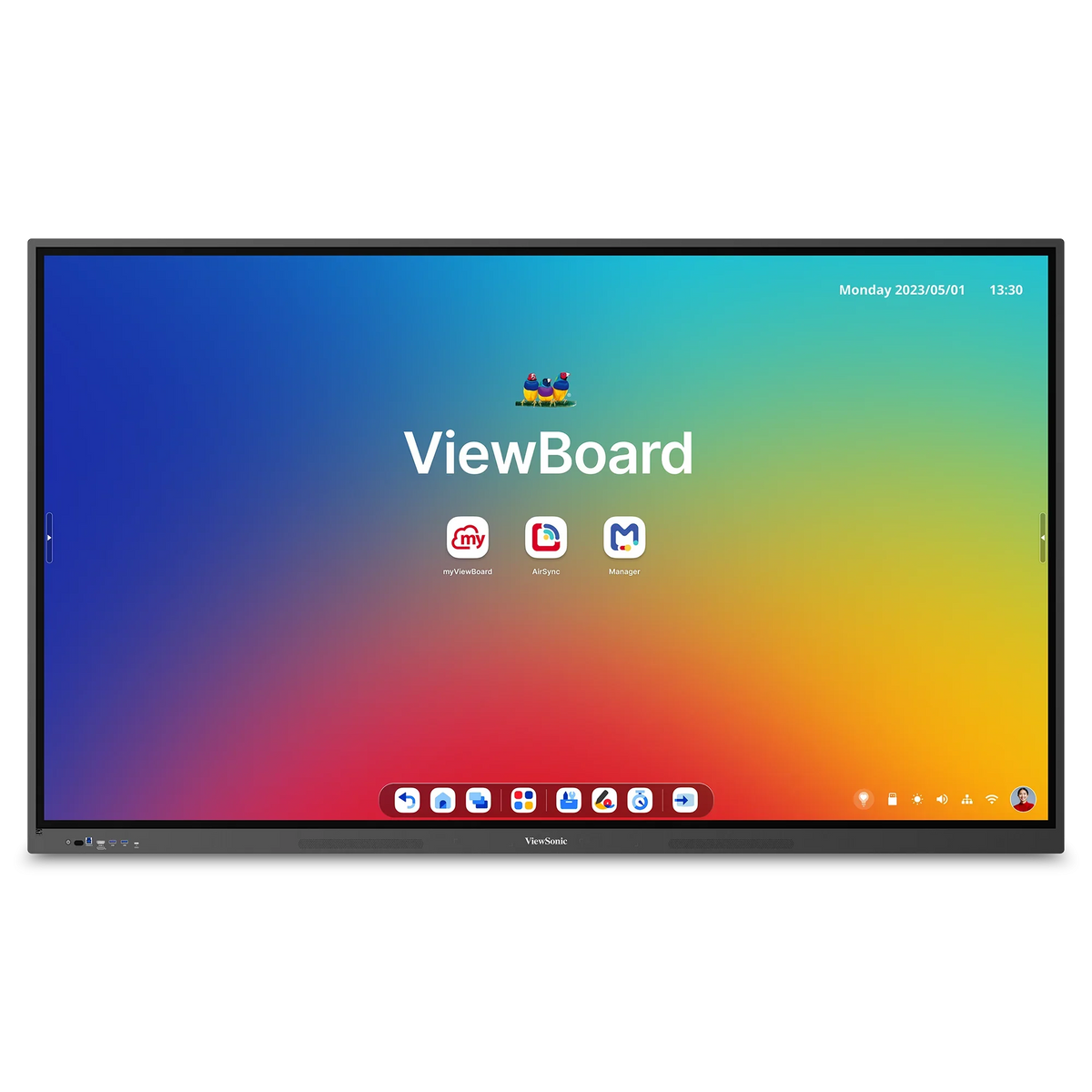 ViewSonic IFP8634 ViewBoard Pantalla interactiva 4K de 86" pulgadas con Android 14 EDLA