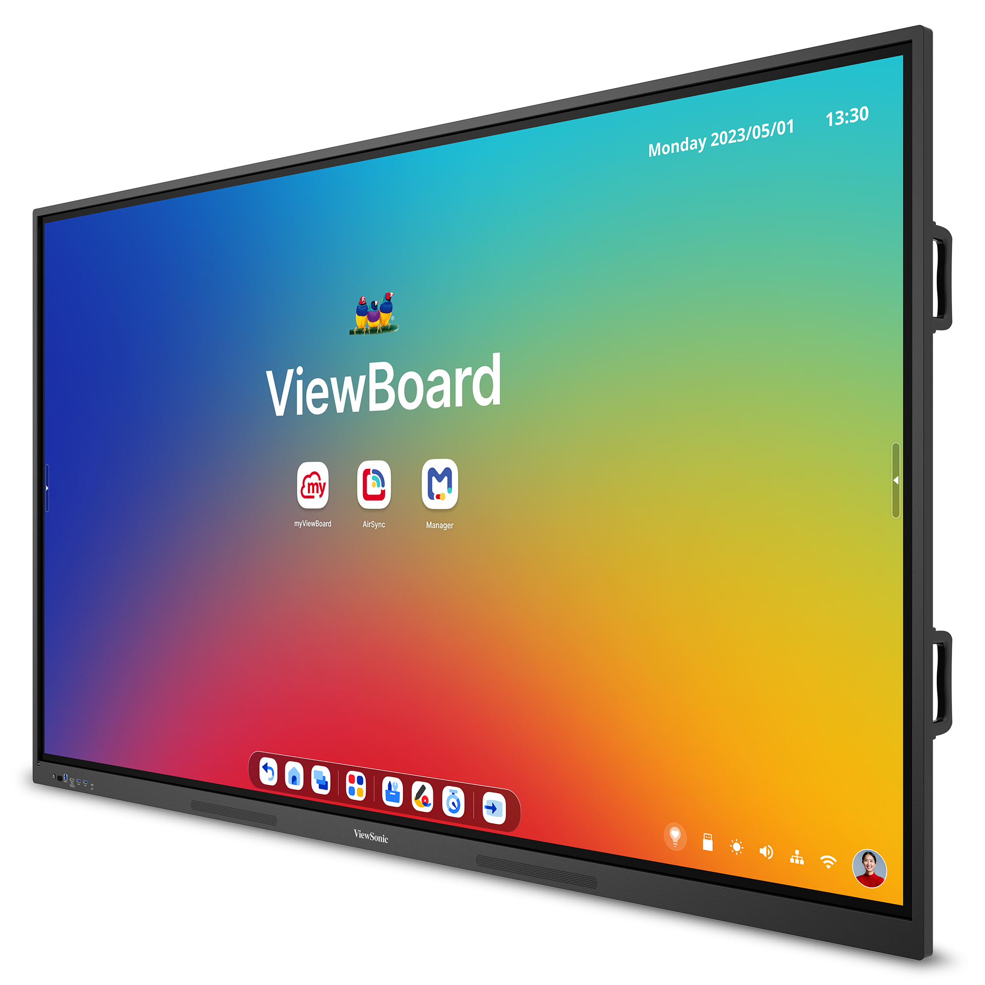 ViewSonic IFP8634 ViewBoard Pantalla interactiva 4K de 86" pulgadas con Android 14 EDLA