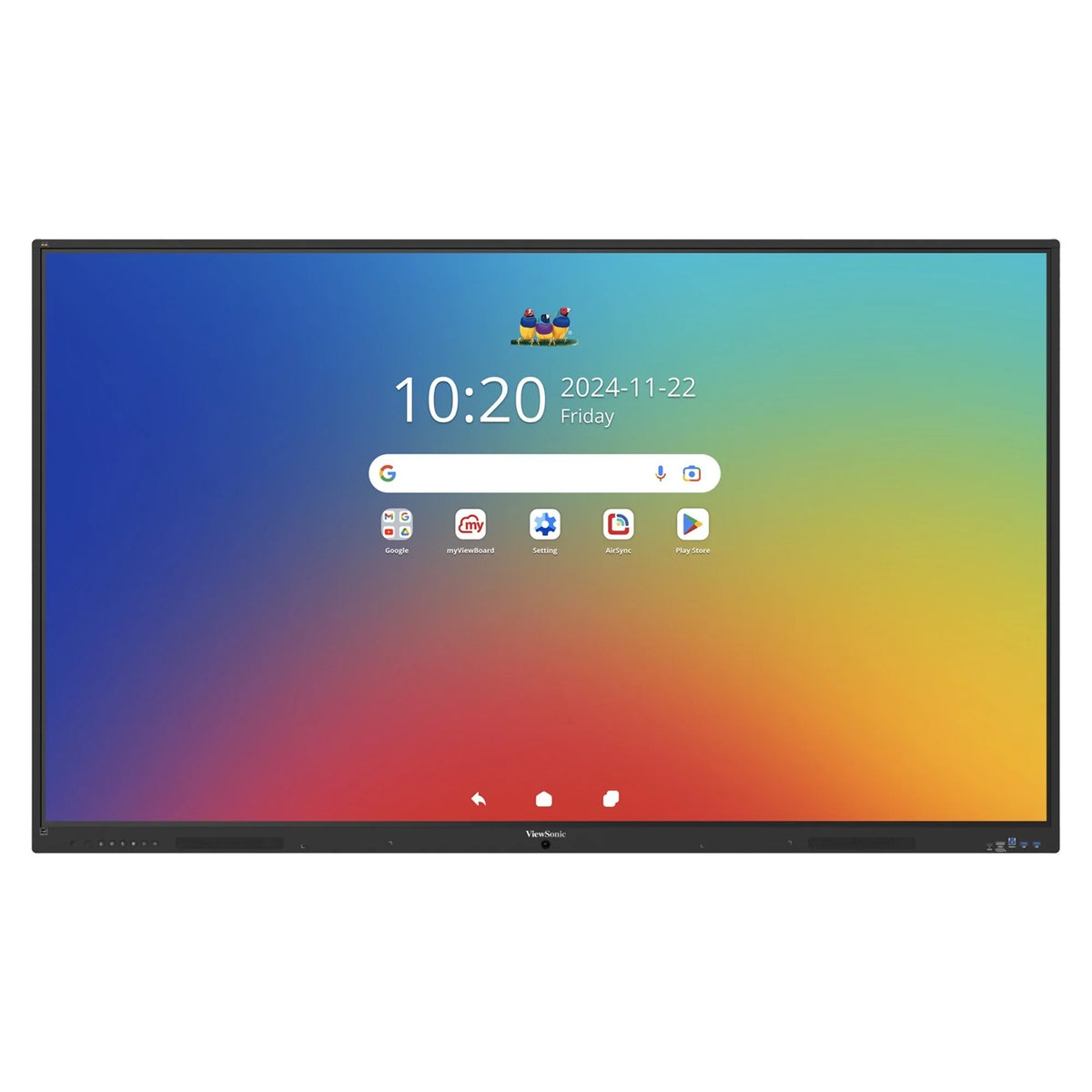ViewSonic IFP7535 ViewBoard Pantalla interactiva 4K de 75" pulgadas con Android 16 EDLA