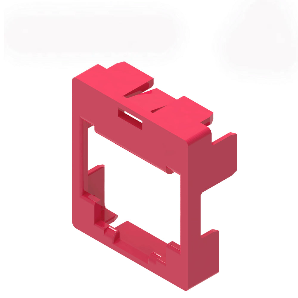 COMMSCOPE 2848025-7 50-Pack Mascara para Plug Modular RJ45 Cat6A Rojo