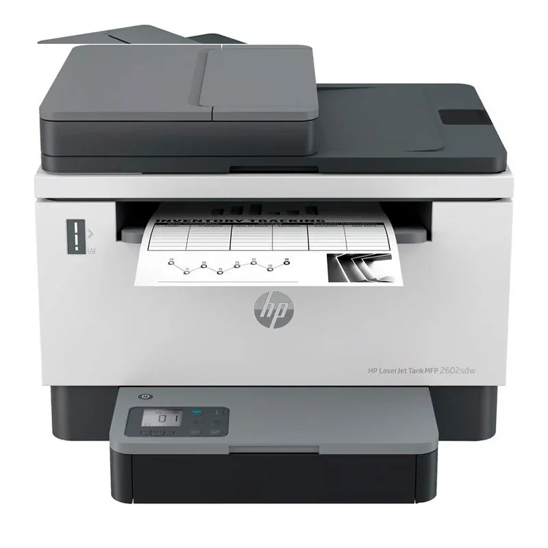 HP 2R7F5A#AKV Impresora HP LaserJet Tank MFP 2602sdw, 22ppm, 600x1200dpi, LAN, Wi-FI, USB.