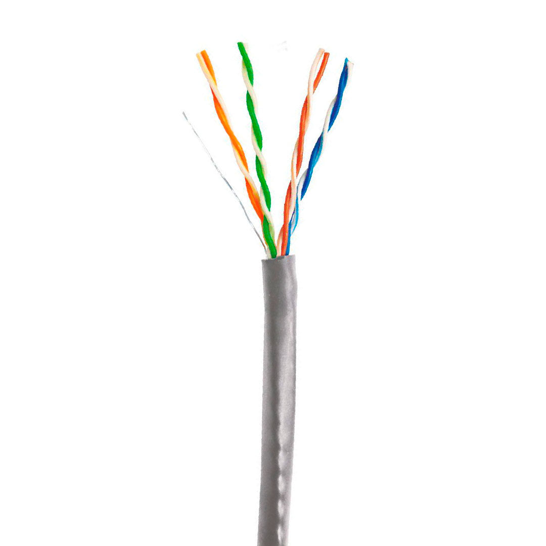 DIXON 3050 Cable U/UTP Cat5e 24AWG CCA Bañado Gris 305m