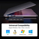 UGREEN US216 30767 4 portas USB 3.0 Switch com 2 pacotes de cabo USB macho para USB fêmea