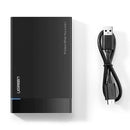 Gabinete de disco rígido UGREEN US221 30848 USB 3.0 para SATA III