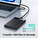 Gabinete de disco rígido UGREEN US221 30848 USB 3.0 para SATA III